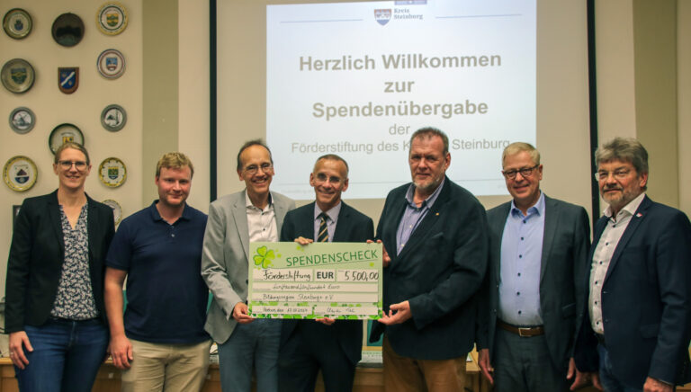 Wirtschaftsunternehmen unterstützen unseren Verein mit 5.500,00 €